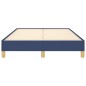 vidaXL Estructura de cama tela azul 120x190 cm vidaXL Estructura de cama tela azul 120x190 cm