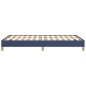 vidaXL Estructura de cama tela azul 120x190 cm vidaXL Estructura de cama tela azul 120x190 cm