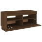 vidaXL Mueble de TV con luces LED color roble marrón 80x35x40 cm vidaXL Mueble de TV con luces LED color roble marrón 80x35x40 cm