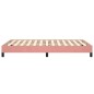 vidaXL Estructura de cama terciopelo rosa 120x190 cm vidaXL Estructura de cama terciopelo rosa 120x190 cm
