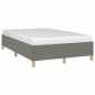 vidaXL Estructura de cama tela gris oscuro 120x190 cm vidaXL Estructura de cama tela gris oscuro 120x190 cm