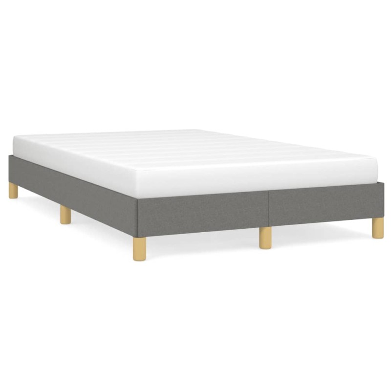 vidaXL Estructura de cama tela gris oscuro 120x190 cm vidaXL Estructura de cama tela gris oscuro 120x190 cm