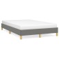 vidaXL Estructura de cama tela gris oscuro 120x190 cm vidaXL Estructura de cama tela gris oscuro 120x190 cm