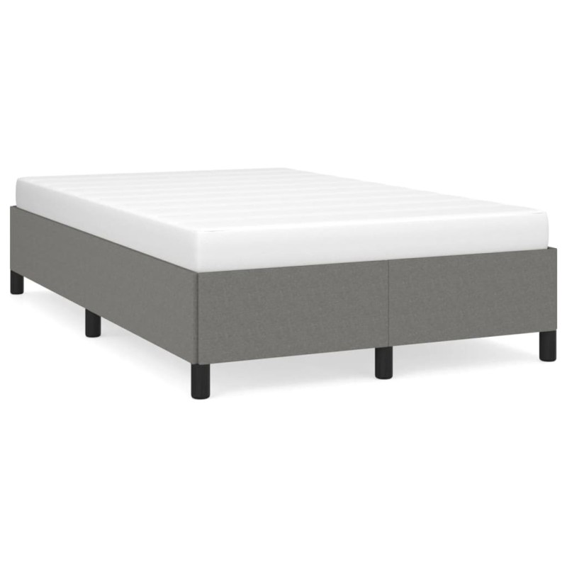 vidaXL Estructura de cama tela gris oscuro 120x190 cm vidaXL Estructura de cama tela gris oscuro 120x190 cm