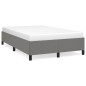 vidaXL Estructura de cama tela gris oscuro 120x190 cm vidaXL Estructura de cama tela gris oscuro 120x190 cm