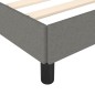 vidaXL Estructura de cama tela gris oscuro 120x190 cm vidaXL Estructura de cama tela gris oscuro 120x190 cm