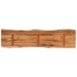 vidaXL Tablero rectangular madera de acacia borde vivo 140x40x2,5 cm vidaXL Tablero rectangular madera de acacia borde vivo 140x40x2,5 cm