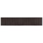vidaXL Alfombra rectangular bambú marrón oscuro 60x300 cm