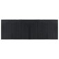 vidaXL Alfombra rectangular bambú negro 70x200 cm vidaXL Alfombra rectangular bambú negro 70x200 cm