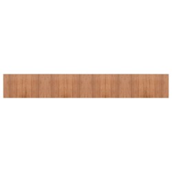 vidaXL Alfombra rectangular bambú color natural 60x400 cm