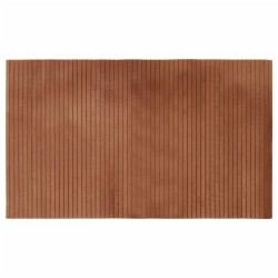vidaXL Alfombra rectangular bambú marrón 60x100 cm