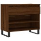 vidaXL Mueble zapatero madera contrachapada roble marrón 70x36x60 cm