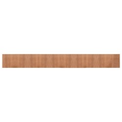 vidaXL Alfombra rectangular bambú color natural 60x500 cm