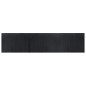 vidaXL Alfombra rectangular bambú negro 70x300 cm vidaXL Alfombra rectangular bambú negro 70x300 cm