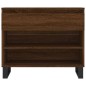 vidaXL Mueble zapatero madera contrachapada roble marrón 70x36x60 cm