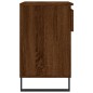 vidaXL Mueble zapatero madera contrachapada roble marrón 70x36x60 cm