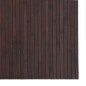 vidaXL Alfombra rectangular bambú marrón oscuro 80x100 cm vidaXL Alfombra rectangular bambú marrón oscuro 80x100 cm