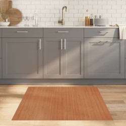 vidaXL Alfombra rectangular bambú color natural 100x100 cm
