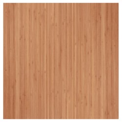 vidaXL Alfombra rectangular bambú color natural 100x100 cm