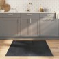 vidaXL Alfombra rectangular bambú gris 100x100 cm vidaXL Alfombra rectangular bambú gris 100x100 cm