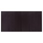 vidaXL Alfombra rectangular bambú marrón oscuro 100x200 cm vidaXL Alfombra rectangular bambú marrón oscuro 100x200 cm