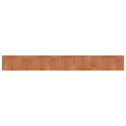 vidaXL Alfombra rectangular bambú marrón 60x500 cm