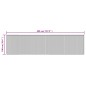 vidaXL Alfombra rectangular bambú gris 100x400 cm vidaXL Alfombra rectangular bambú gris 100x400 cm