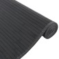 vidaXL Alfombra rectangular bambú negro 80x400 cm vidaXL Alfombra rectangular bambú negro 80x400 cm