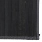 vidaXL Alfombra rectangular bambú negro 80x400 cm vidaXL Alfombra rectangular bambú negro 80x400 cm
