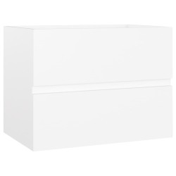 vidaXL Armario para lavabo madera contrachapada blanco 60x38,5x45 cm
