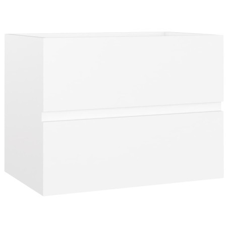 vidaXL Armario para lavabo madera contrachapada blanco 60x38,5x45 cm