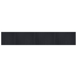 vidaXL Alfombra rectangular bambú negro 70x400 cm