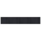 vidaXL Alfombra rectangular bambú negro 70x400 cm vidaXL Alfombra rectangular bambú negro 70x400 cm