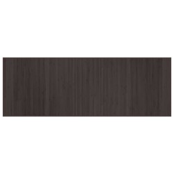 vidaXL Alfombra rectangular bambú marrón oscuro 70x200 cm