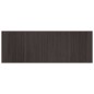 vidaXL Alfombra rectangular bambú marrón oscuro 70x200 cm vidaXL Alfombra rectangular bambú marrón oscuro 70x200 cm