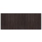 vidaXL Alfombra rectangular bambú marrón oscuro 80x200 cm vidaXL Alfombra rectangular bambú marrón oscuro 80x200 cm