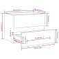 vidaXL Armario para lavabo madera contrachapada blanco 60x38,5x45 cm vidaXL Armario para lavabo madera contrachapada blanco 60x38,5x45 cm