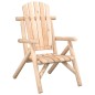 vidaXL Silla de jardín madera maciza de abeto 68x86x103 vidaXL Silla de jardín madera maciza de abeto 68x86x103