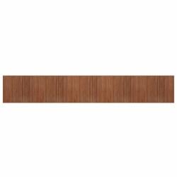 vidaXL Alfombra rectangular bambú marrón 80x1000 cm