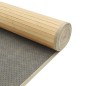 vidaXL Alfombra rectangular bambú color natural claro 100x200 cm vidaXL Alfombra rectangular bambú color natural claro 100x200 cm