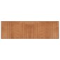 vidaXL Alfombra rectangular bambú color natural 60x200 cm vidaXL Alfombra rectangular bambú color natural 60x200 cm