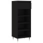 vidaXL Mueble zapatero madera contrachapada negro 40x36x105 cm vidaXL Mueble zapatero madera contrachapada negro 40x36x105 cm