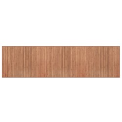 vidaXL Alfombra rectangular bambú color natural 80x300 cm