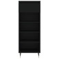 vidaXL Mueble zapatero madera contrachapada negro 40x36x105 cm vidaXL Mueble zapatero madera contrachapada negro 40x36x105 cm