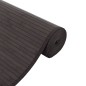 vidaXL Alfombra rectangular bambú marrón oscuro 60x1000 cm vidaXL Alfombra rectangular bambú marrón oscuro 60x1000 cm