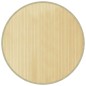 vidaXL Alfombra redonda bambú color natural claro 100 cm vidaXL Alfombra redonda bambú color natural claro 100 cm