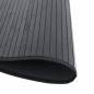 vidaXL Alfombra redonda bambú negro 60 cm
