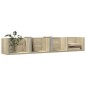 vidaXL Mueble de pared madera de ingeniería roble Sonoma 99x18x16,5 cm