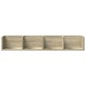 vidaXL Mueble de pared madera de ingeniería roble Sonoma 99x18x16,5 cm