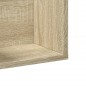 vidaXL Mueble de pared madera de ingeniería roble Sonoma 99x18x16,5 cm